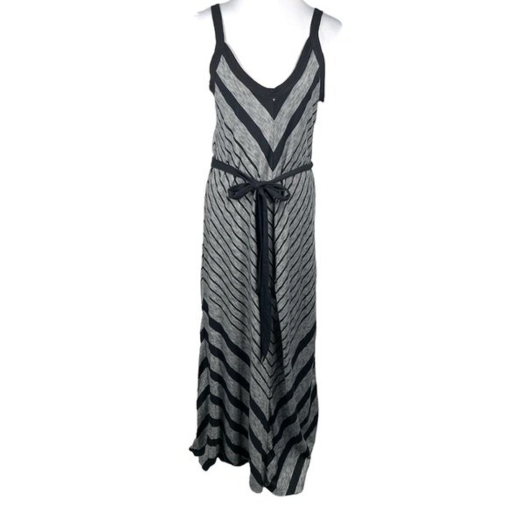 Ripcurl Islander Surf & Sport Sadie Chevron Maxi Dress Black White Size Medium